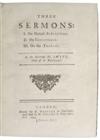 SWIFT, JONATHAN.  Some Remarks on the Barrier Treaty, between Her Majesty and the States-General. 1712 + Three Sermons. 1744